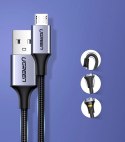 Kabel Ugreen US290 60146 USB-A / micro USB 2.4A 1m - szary Kabel Ugreen US290 60146 USB-A / micro USB 2.4A 1m - szary