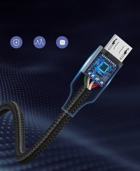 Kabel Ugreen US290 60146 USB-A / micro USB 2.4A 1m - szary Kabel Ugreen US290 60146 USB-A / micro USB 2.4A 1m - szary
