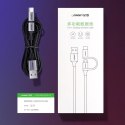 Ugreen kabel przewód 2w1 USB - micro USB / USB Typ C 1m 2,4A czarny (30875) Ugreen kabel przewód 2w1 USB - micro USB / USB Typ C 1m 2,4A czarny (30875)