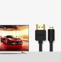 Ugreen kabel przewód HDMI - micro HDMI 19 pin 2.0v 4K 60Hz 30AWG 1,5m czarny (30102) Ugreen kabel przewód HDMI - micro HDMI 19 pin 2.0v 4K 60Hz 30AWG 1,5m czarny (30102)