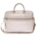 Torba Guess Quilted na laptopa 16" - różowa