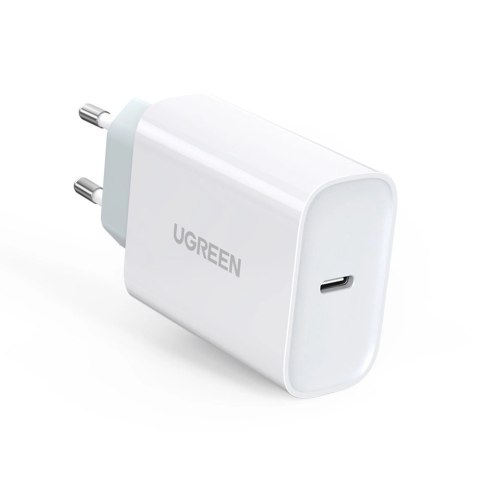 Ugreen szybka ładowarka sieciowa USB Typ C Power Delivery 30 W Quick Charge 4.0 biały (70161) Ugreen szybka ładowarka sieciowa USB Typ C Power Delivery 30 W Quick Charge 4.0 biały (70161)