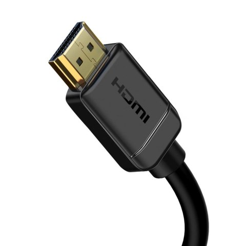 Baseus kabel przewód HDMI 2.0 4K 60 Hz 3D HDR 18 Gbps 1 m czarny (CAKGQ-A01) Baseus kabel przewód HDMI 2.0 4K 60 Hz 3D HDR 18 Gbps 1 m czarny (CAKGQ-A01)