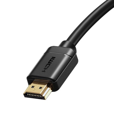 Baseus kabel przewód HDMI 2.0 4K 60 Hz 3D HDR 18 Gbps 1 m czarny (CAKGQ-A01) Baseus kabel przewód HDMI 2.0 4K 60 Hz 3D HDR 18 Gbps 1 m czarny (CAKGQ-A01)