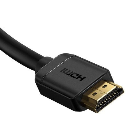 Baseus kabel przewód HDMI 2.0 4K 60 Hz 3D HDR 18 Gbps 1 m czarny (CAKGQ-A01) Baseus kabel przewód HDMI 2.0 4K 60 Hz 3D HDR 18 Gbps 1 m czarny (CAKGQ-A01)