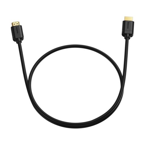 Baseus kabel przewód HDMI 2.0 4K 60 Hz 3D HDR 18 Gbps 1 m czarny (CAKGQ-A01) Baseus kabel przewód HDMI 2.0 4K 60 Hz 3D HDR 18 Gbps 1 m czarny (CAKGQ-A01)