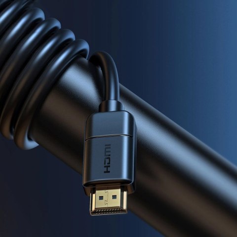 Baseus kabel przewód HDMI 2.0 4K 60 Hz 3D HDR 18 Gbps 1 m czarny (CAKGQ-A01) Baseus kabel przewód HDMI 2.0 4K 60 Hz 3D HDR 18 Gbps 1 m czarny (CAKGQ-A01)