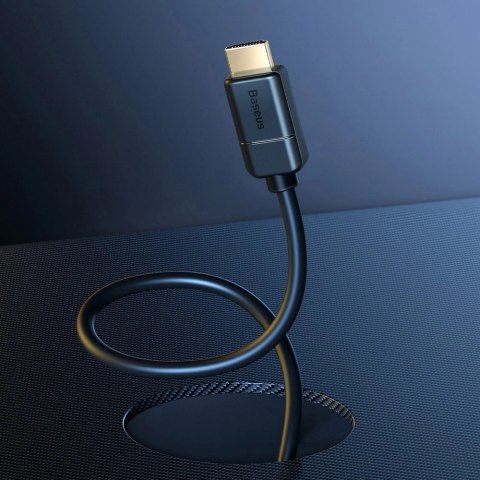Baseus kabel przewód HDMI 2.0 4K 60 Hz 3D HDR 18 Gbps 1 m czarny (CAKGQ-A01) Baseus kabel przewód HDMI 2.0 4K 60 Hz 3D HDR 18 Gbps 1 m czarny (CAKGQ-A01)