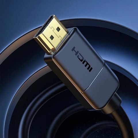 Baseus kabel przewód HDMI 2.0 4K 60 Hz 3D HDR 18 Gbps 1 m czarny (CAKGQ-A01) Baseus kabel przewód HDMI 2.0 4K 60 Hz 3D HDR 18 Gbps 1 m czarny (CAKGQ-A01)