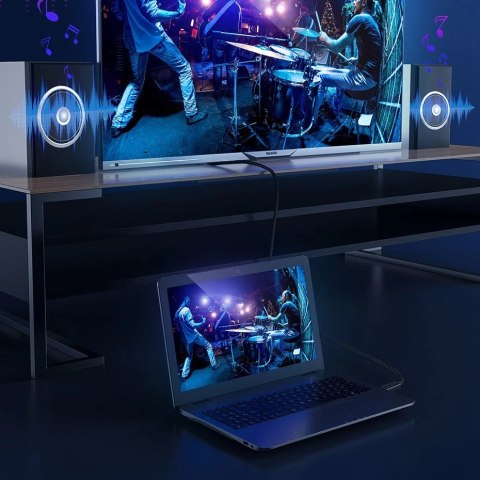 Baseus kabel przewód HDMI 2.0 4K 60 Hz 3D HDR 18 Gbps 1 m czarny (CAKGQ-A01) Baseus kabel przewód HDMI 2.0 4K 60 Hz 3D HDR 18 Gbps 1 m czarny (CAKGQ-A01)