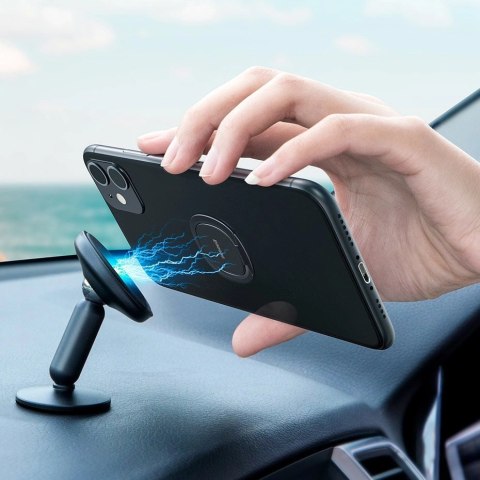 Baseus ultracienki samoprzylepny uchwyt ring podstawka do telefonu szary (SUYB-0A) Baseus ultracienki samoprzylepny uchwyt ring podstawka do telefonu szary (SUYB-0A)