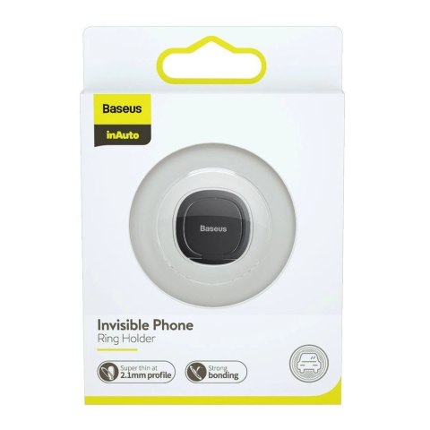 Baseus ultracienki samoprzylepny uchwyt ring podstawka do telefonu szary (SUYB-0A) Baseus ultracienki samoprzylepny uchwyt ring podstawka do telefonu szary (SUYB-0A)
