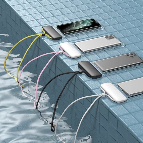 Baseus uniwersalny wodoodporny pokrowiec etui na telefon (max 7,2'') na basen nad wodę IPX8 czarny (ACFSD-DG1) Baseus uniwersalny wodoodporny pokrowiec etui na telefon (max 7,2'') na basen nad wodę IPX8 czarny (ACFSD-DG1)