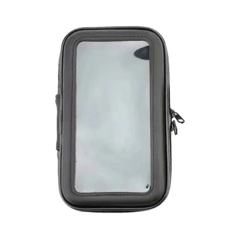 Rowerowy wodoodporny motocyklowy uchwyt torba sakwa na telefon na kierownicę XL (max wymiar telefonu: 165 mm x 80 mm) czarny (be Rowerowy wodoodporny motocyklowy uchwyt torba sakwa na telefon na kierownicę XL (max wymiar telefonu: 165 mm x 80 mm) czarny (be