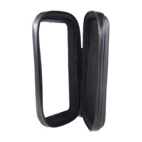 Rowerowy wodoodporny motocyklowy uchwyt torba sakwa na telefon na kierownicę XL (max wymiar telefonu: 165 mm x 80 mm) czarny (be Rowerowy wodoodporny motocyklowy uchwyt torba sakwa na telefon na kierownicę XL (max wymiar telefonu: 165 mm x 80 mm) czarny (be