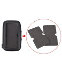 Rowerowy wodoodporny motocyklowy uchwyt torba sakwa na telefon na kierownicę XL (max wymiar telefonu: 165 mm x 80 mm) czarny (be Rowerowy wodoodporny motocyklowy uchwyt torba sakwa na telefon na kierownicę XL (max wymiar telefonu: 165 mm x 80 mm) czarny (be