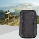 Rowerowy wodoodporny motocyklowy uchwyt torba sakwa na telefon na kierownicę XL (max wymiar telefonu: 165 mm x 80 mm) czarny (be Rowerowy wodoodporny motocyklowy uchwyt torba sakwa na telefon na kierownicę XL (max wymiar telefonu: 165 mm x 80 mm) czarny (be