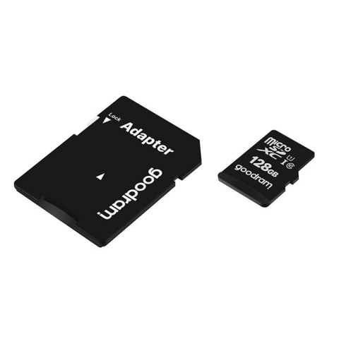 Goodram Microcard 128 GB karta pamięci micro SD XC UHS-I class 10, adapter SD (M1AA-01280R12) Goodram Microcard 128 GB karta pamięci micro SD XC UHS-I class 10, adapter SD (M1AA-01280R12)
