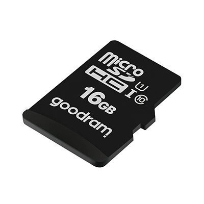 Goodram Microcard 16 GB karta pamięci micro SD HC UHS-I class 10, adapter SD (M1AA-0160R12) Goodram Microcard 16 GB karta pamięci micro SD HC UHS-I class 10, adapter SD (M1AA-0160R12)