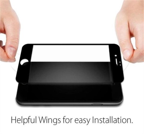 Szkło hartowane Spigen Glass FC na iPhone 7 / 8 / SE 2020 / 2022 - czarne 2 szt. Szkło hartowane Spigen Glass FC na iPhone 7 / 8 / SE 2020 / 2022 - czarne 2 szt.