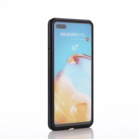 Wozinsky Magnetic Cam Slider Case magnetyczne etui 360 na cały telefon szkło na ekran osłona na aparat Huawei P40 czarny Wozinsky Magnetic Cam Slider Case magnetyczne etui 360 na cały telefon szkło na ekran osłona na aparat Huawei P40 czarny