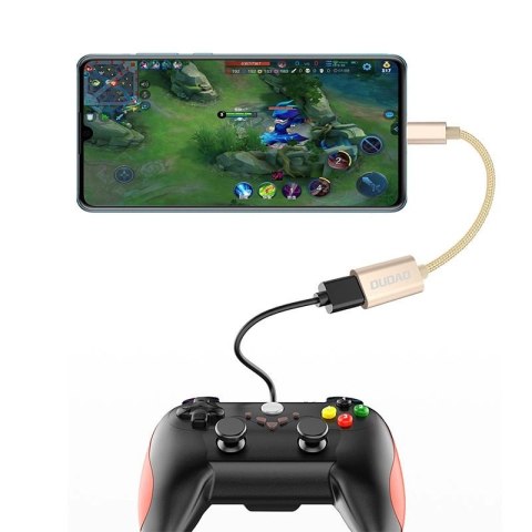 Dudao adapter przejściówka kabel OTG z USB 2.0 na micro USB szary (L15M) Dudao adapter przejściówka kabel OTG z USB 2.0 na micro USB szary (L15M)