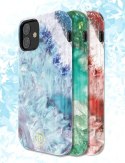 Kingxbar Agate Series eleganckie etui pokrowiec z nadrukiem agat iPhone 12 mini czerwony Kingxbar Agate Series eleganckie etui pokrowiec z nadrukiem agat iPhone 12 mini czerwony