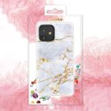 Kingxbar Agate Series eleganckie etui pokrowiec z nadrukiem agat iPhone 12 mini czerwony Kingxbar Agate Series eleganckie etui pokrowiec z nadrukiem agat iPhone 12 mini czerwony