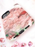 Kingxbar Agate Series eleganckie etui pokrowiec z nadrukiem agat iPhone 12 mini czerwony Kingxbar Agate Series eleganckie etui pokrowiec z nadrukiem agat iPhone 12 mini czerwony
