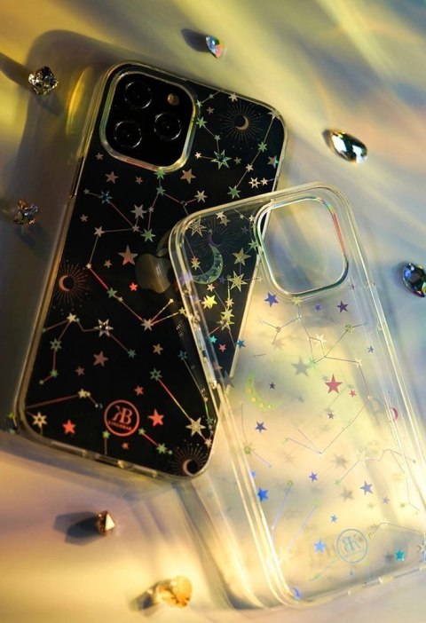 Kingxbar Lucky Series etui ozdobione oryginalnymi Kryształami Swarovskiego iPhone 12 mini przezroczysty (Clover) Kingxbar Lucky Series etui ozdobione oryginalnymi Kryształami Swarovskiego iPhone 12 mini przezroczysty (Clover)