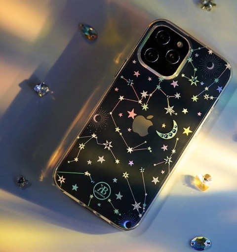 Kingxbar Lucky Series etui ozdobione oryginalnymi Kryształami Swarovskiego iPhone 12 mini przezroczysty (Clover) Kingxbar Lucky Series etui ozdobione oryginalnymi Kryształami Swarovskiego iPhone 12 mini przezroczysty (Clover)