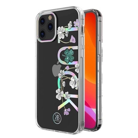 Kingxbar Lucky Series etui ozdobione oryginalnymi Kryształami Swarovskiego iPhone 12 mini przezroczysty (Luck) Kingxbar Lucky Series etui ozdobione oryginalnymi Kryształami Swarovskiego iPhone 12 mini przezroczysty (Luck)