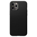 Etui Spigen Liquid Air na iPhone 12 / iPhone 12 Pro - czarny mat