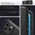 Etui Spigen Liquid Air na iPhone 12 / iPhone 12 Pro - czarny mat