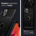 Etui Spigen Rugged Armor na iPhone 12 / iPhone 12 Pro - czarny mat