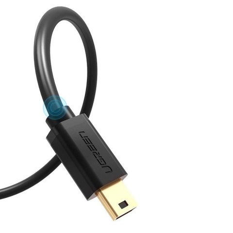 Ugreen kabel przewód USB - mini USB 480 Mbps 3 m czarny (US132 10386) Ugreen kabel przewód USB - mini USB 480 Mbps 3 m czarny (US132 10386)