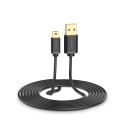 Ugreen kabel przewód USB - mini USB 480 Mbps 3 m czarny (US132 10386) Ugreen kabel przewód USB - mini USB 480 Mbps 3 m czarny (US132 10386)
