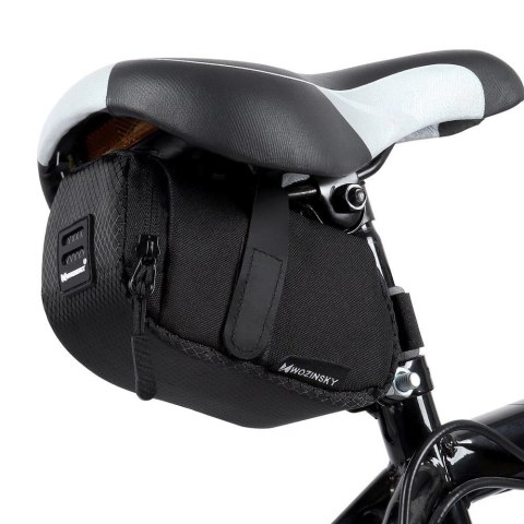 Wozinsky mała torba rowerowa pod siodełko 0,6 l czarny (WBB8BK black) Wozinsky mała torba rowerowa pod siodełko 0,6 l czarny (WBB8BK black)