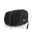 Wozinsky mała torba rowerowa pod siodełko 0,6 l czarny (WBB8BK black) Wozinsky mała torba rowerowa pod siodełko 0,6 l czarny (WBB8BK black)