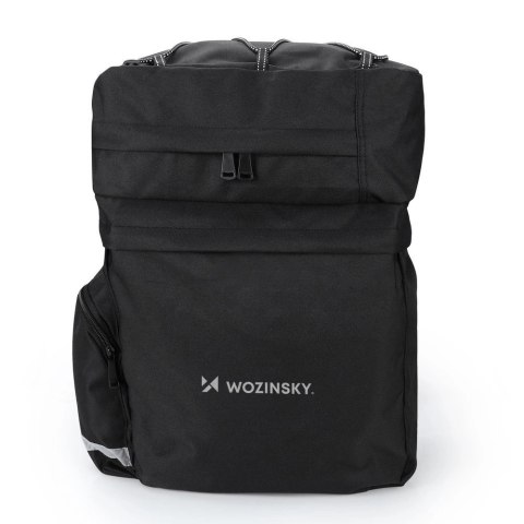 Wozinsky pojemna torba rowerowa 60 l na bagażnik (osłona przeciwdeszczowa w zestawie) czarny (WBB13BK) Wozinsky pojemna torba rowerowa 60 l na bagażnik (osłona przeciwdeszczowa w zestawie) czarny (WBB13BK)