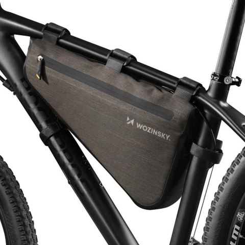 Wozinsky torba rowerowa na ramę roweru 3.5 l szara (WBB15BK) Wozinsky torba rowerowa na ramę roweru 3.5 l szara (WBB15BK)
