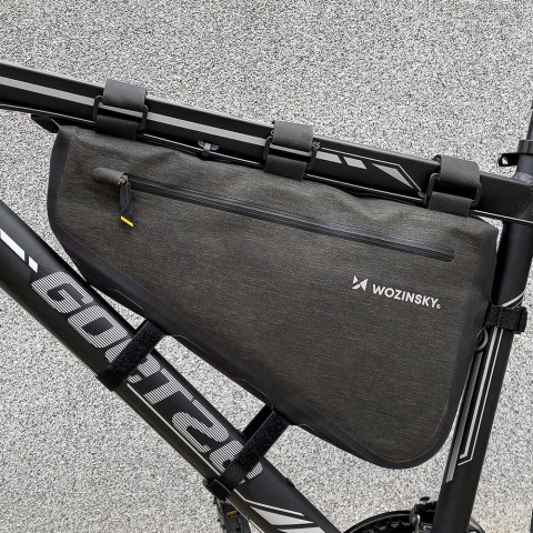 Wozinsky torba rowerowa na ramę roweru 3.5 l szara (WBB15BK) Wozinsky torba rowerowa na ramę roweru 3.5 l szara (WBB15BK)