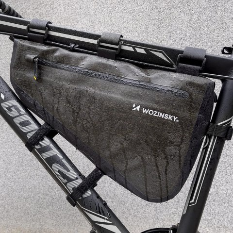 Wozinsky torba rowerowa na ramę roweru 3.5 l szara (WBB15BK) Wozinsky torba rowerowa na ramę roweru 3.5 l szara (WBB15BK)
