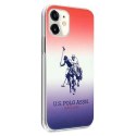 Etui U.S. Polo Assn. Gradient Pattern Collection na iPhone 12 mini - czerwono-niebieskie Etui U.S. Polo Assn. Gradient Pattern Collection na iPhone 12 mini - czerwono-niebieskie