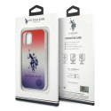 Etui U.S. Polo Assn. Gradient Pattern Collection na iPhone 12 mini - czerwono-niebieskie Etui U.S. Polo Assn. Gradient Pattern Collection na iPhone 12 mini - czerwono-niebieskie