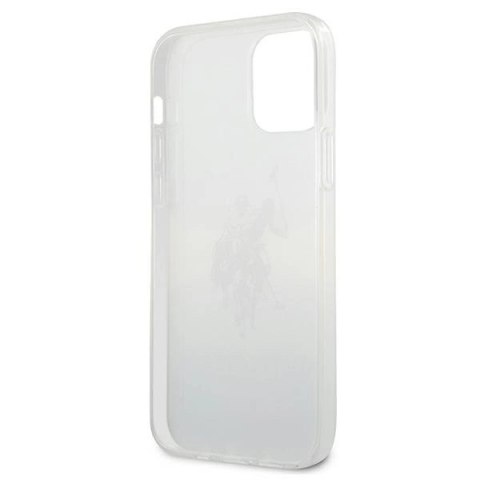 Etui U.S. Polo Assn. Gradient Pattern Collection na iPhone 12 mini - niebieskie Etui U.S. Polo Assn. Gradient Pattern Collection na iPhone 12 mini - niebieskie
