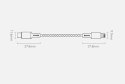 Kabel Baseus CATLGD-A02 Lightning - USB-C PD 20W 480Mb/s 2m - biały