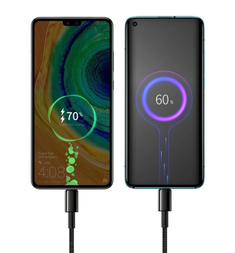 Kabel Baseus CATWJ-A01 USB-C - USB-C PD QC 100W 5A 480Mb/s 2m - czarny Kabel Baseus CATWJ-A01 USB-C - USB-C PD QC 100W 5A 480Mb/s 2m - czarny