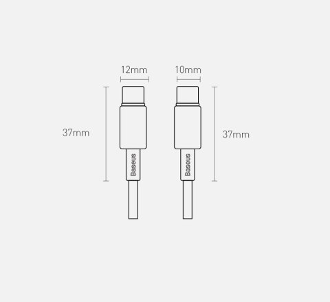 Kabel Baseus CATWJ-A01 USB-C - USB-C PD QC 100W 5A 480Mb/s 2m - czarny Kabel Baseus CATWJ-A01 USB-C - USB-C PD QC 100W 5A 480Mb/s 2m - czarny
