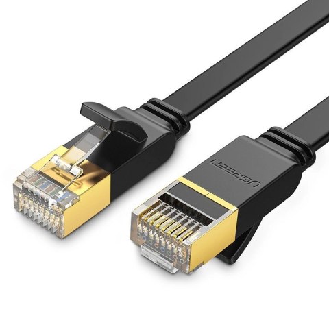 Ugreen płaski kabel przewód internetowy sieciowy Ethernet patchcord RJ45 Cat 7 STP LAN 10 Gbps 10 m czarny (NW106 11265) Ugreen płaski kabel przewód internetowy sieciowy Ethernet patchcord RJ45 Cat 7 STP LAN 10 Gbps 10 m czarny (NW106 11265)